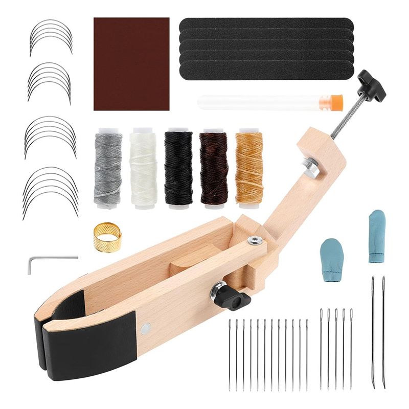 Leather Stitching Pony Clamp - A67P-คลิปหนีบหนังสำหรับเย็บ รูปม้า ตั้งโต๊ะได้ แข็งแรง ทนทาน คลิปหนีบไม้สำหรับงานเย็บหนังอเนกประสงค์