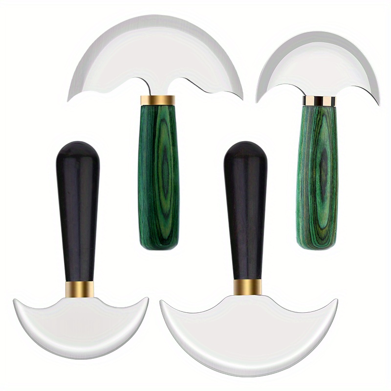 Leather Edge Beveler Set - มีดตัดมืออาชีพ 1 ชิ้น ใบมีดครึ่งวงกลม มีดงานฝีมือ DIY