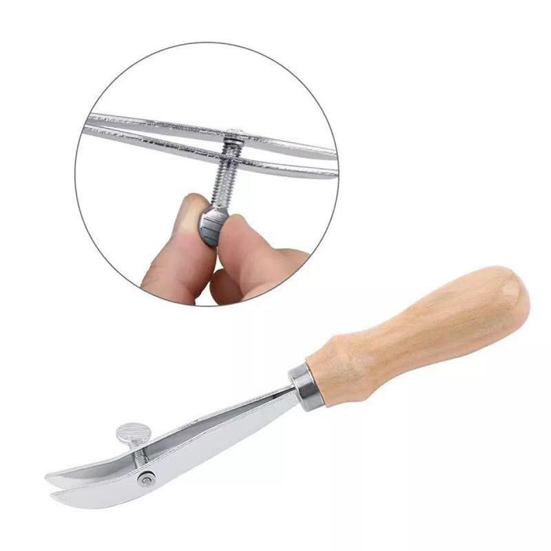 Leather Creaser Machine - เครื่องมือขีดรอยขอบหนังปรับความกว้างได้ 1 ชิ้น เครื่องมือทำร่องขอบหนัง เครื่องมือทำงานหนัง DIY