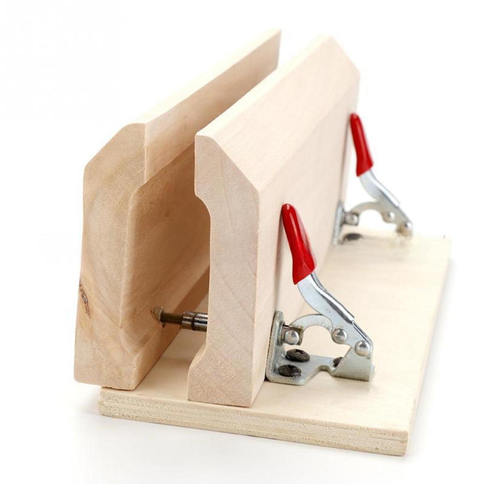 Leather Stitching Pony Clamp - คลิปหนีบหนัง PU แบบปรับได้ ทำจากไม้ ใช้สำหรับงานหนัง ประสิทธิภาพสูง