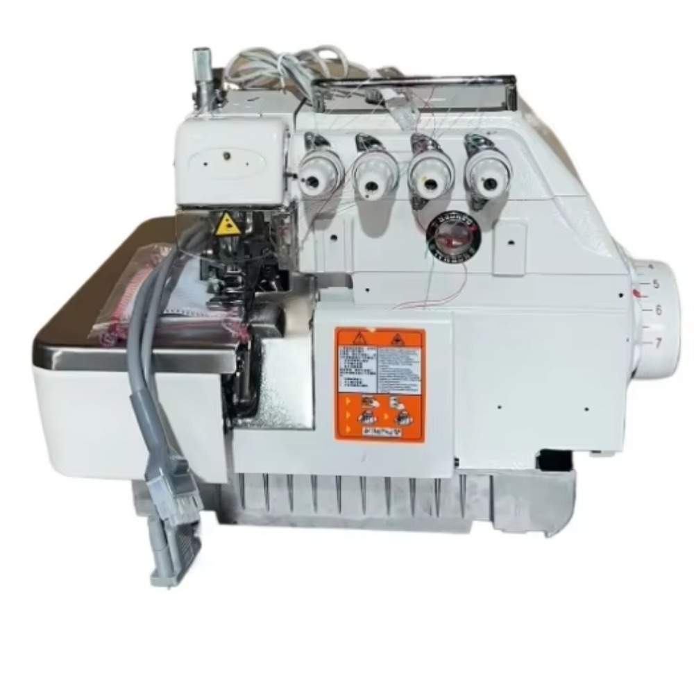 Overlock Sewing Machine 4 Thread - จักรเย็บผ้าโอเวอร์ล็อกระบบขับเคลื่อนโดยตรงด้วยคอมพิวเตอร์, จักรเย็บผ้าแบบ 3/4/5 เส้นด้าย, จักรเย็บผ้าอุตสาหกรรมสำหรับเย็บขอบ