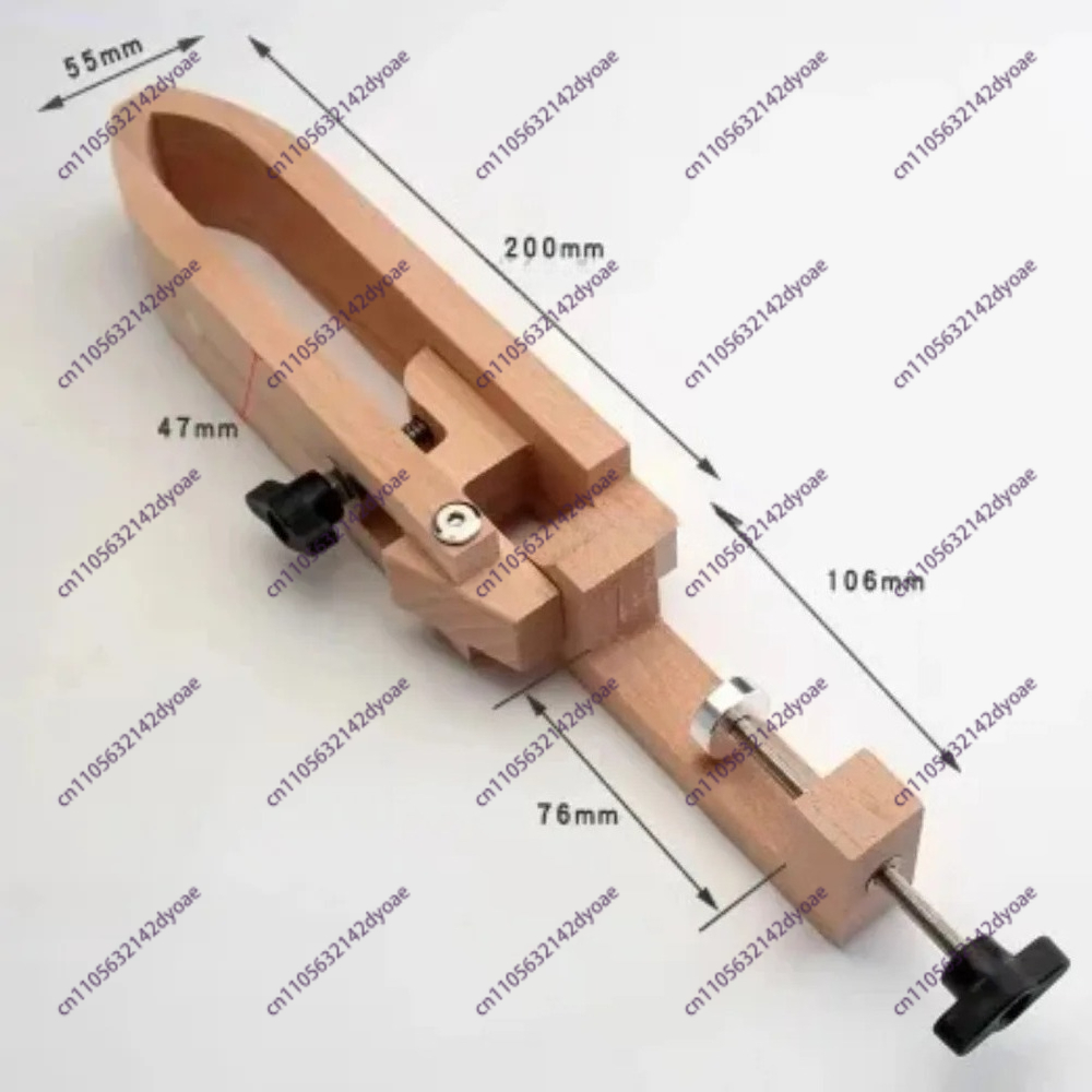 Leather Stitching Pony Clamp - ที่หนีบหนังรูปม้า ทำจากไม้ หนังวอลนัทสีดำ สำหรับเย็บหนังด้วยมือ ขนาด 60