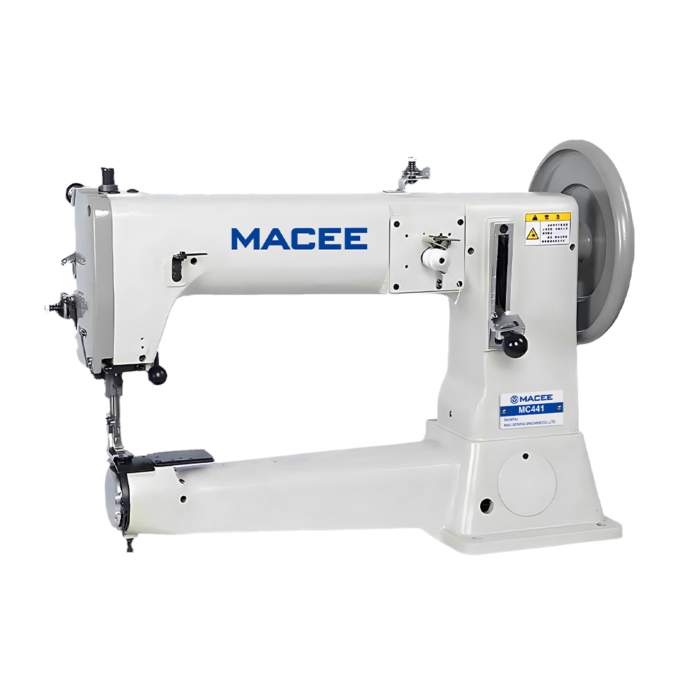 Industrial Sewing Machine 441 - MC 441 จักรเย็บผ้าอุตสาหกรรมแบบเตียงทรงกระบอก ระบบป้อนผ้าแบบผสม สำหรับงานหนักพิเศษ เย็บด้ายหนา
