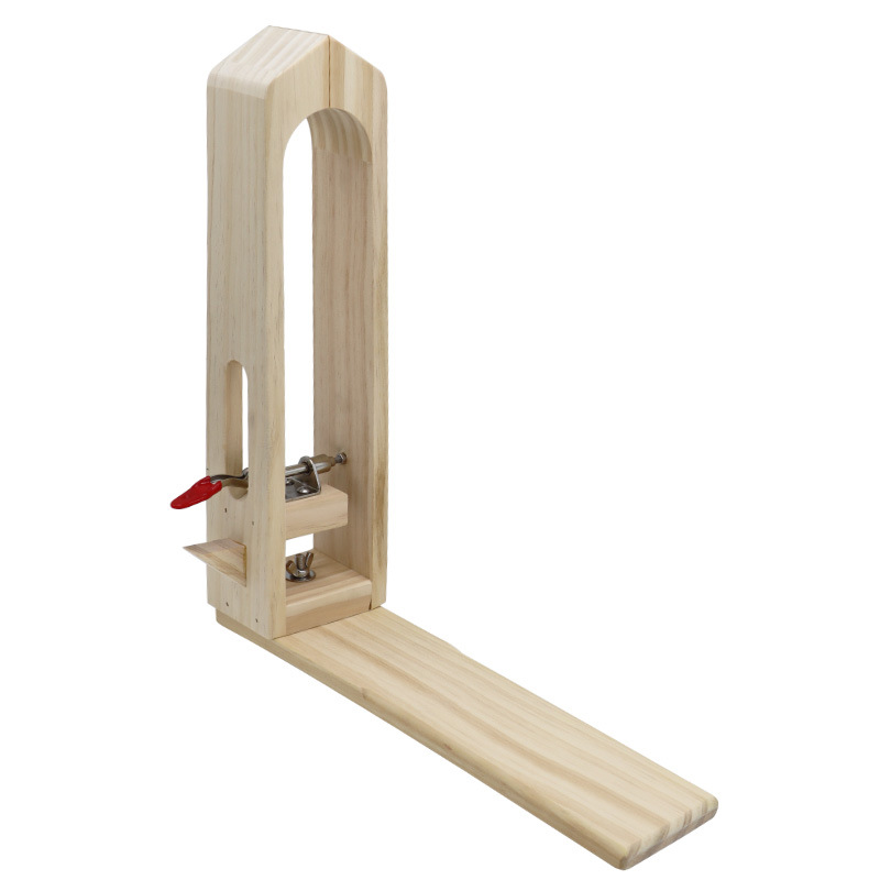 Leather Stitching Pony Clamp - ที่หนีบหนังแบบปรับได้ ทำจากไม้ สำหรับงานเย็บหนัง ใช้สำหรับงานซ่อมแซมและงานฝีมือหนัง