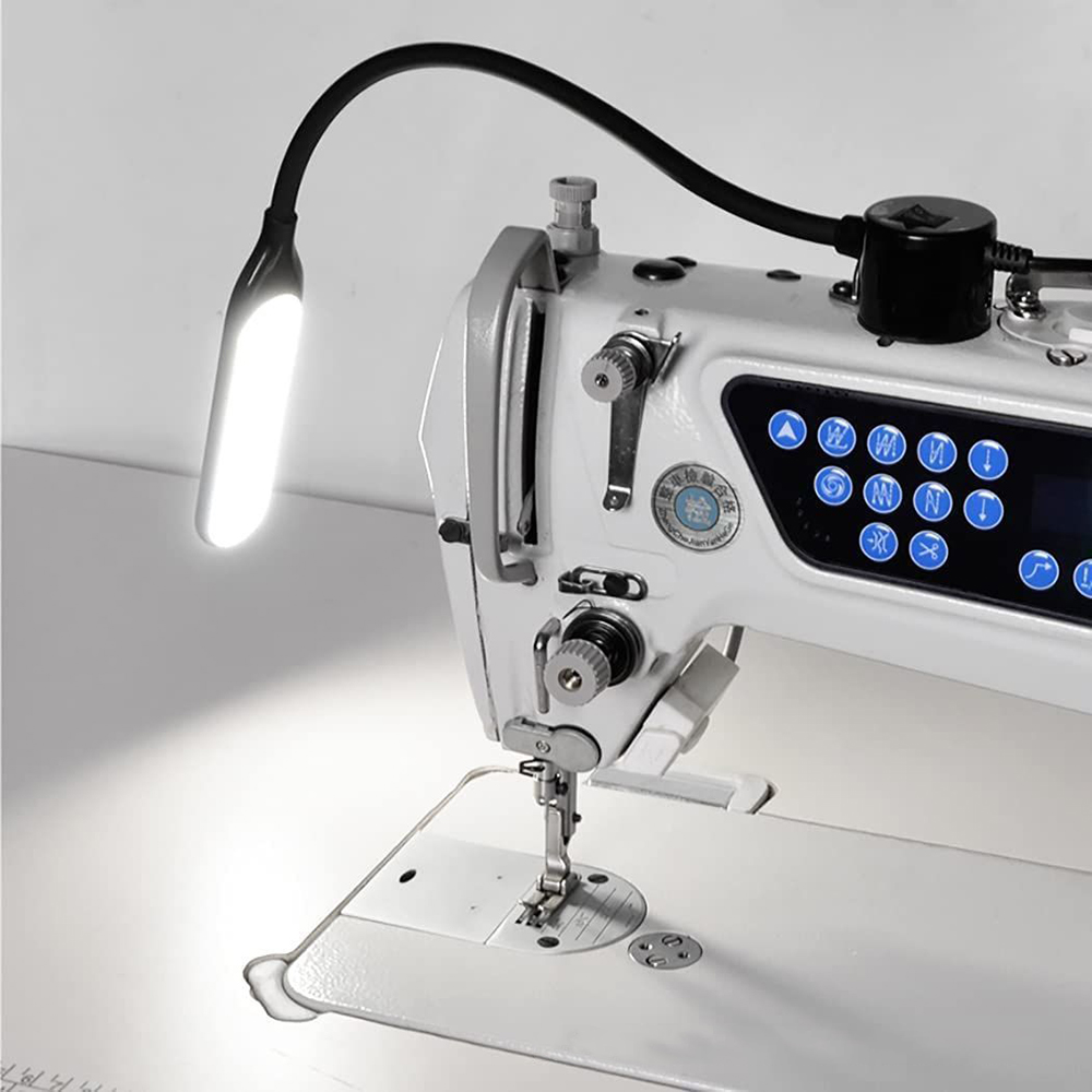 Singer Heavy Duty Sewing Machine - จักรเย็บผ้า AC220V มาตรฐานยุโรปจักรเย็บผ้าแม่เหล็กไฟ LED DIY โคมไฟหัวเตียงไฟอ่านหนังสือ