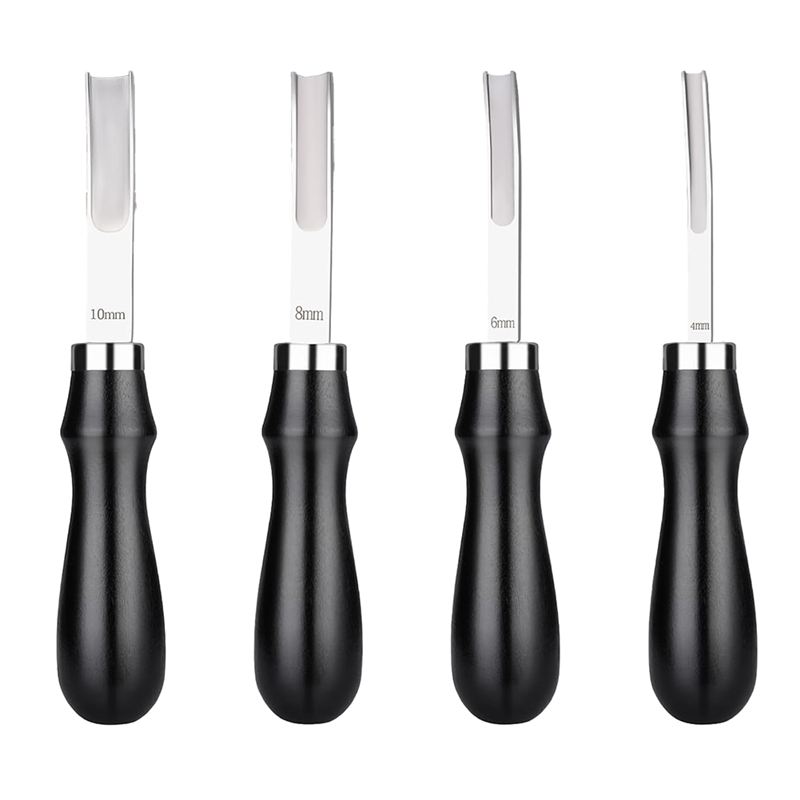 AA51 4 ขนาดหนังขอบ Bevelers ชุ - Leather Edge Beveler Set บทวิจารณ์และราคา