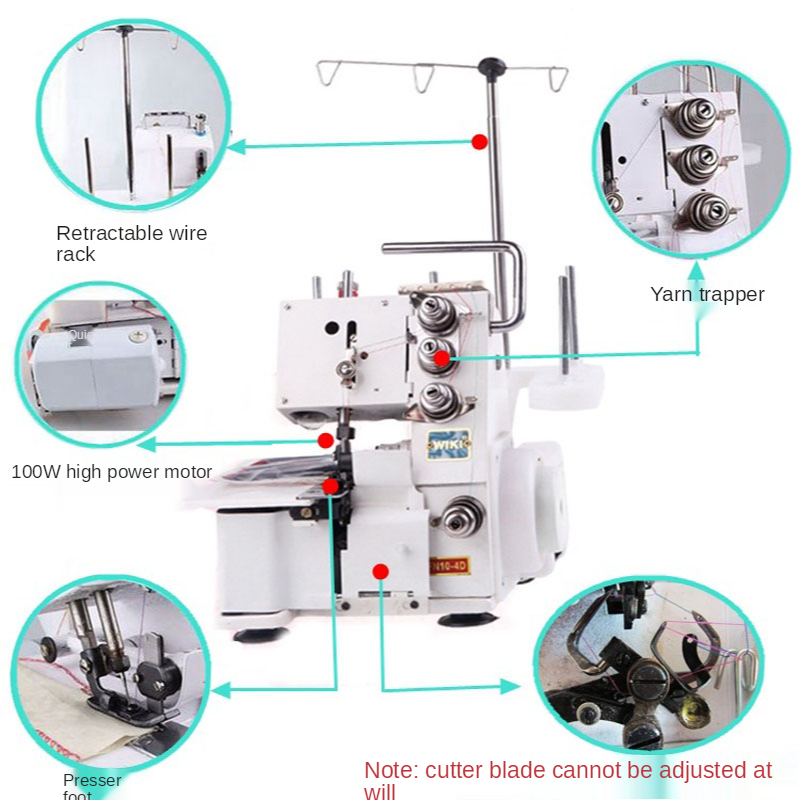 08170 จักรเย็บผ้าโอเวอร์ล็อค จ - Overlock Sewing Machine 4 Thread บทวิจารณ์และราคา