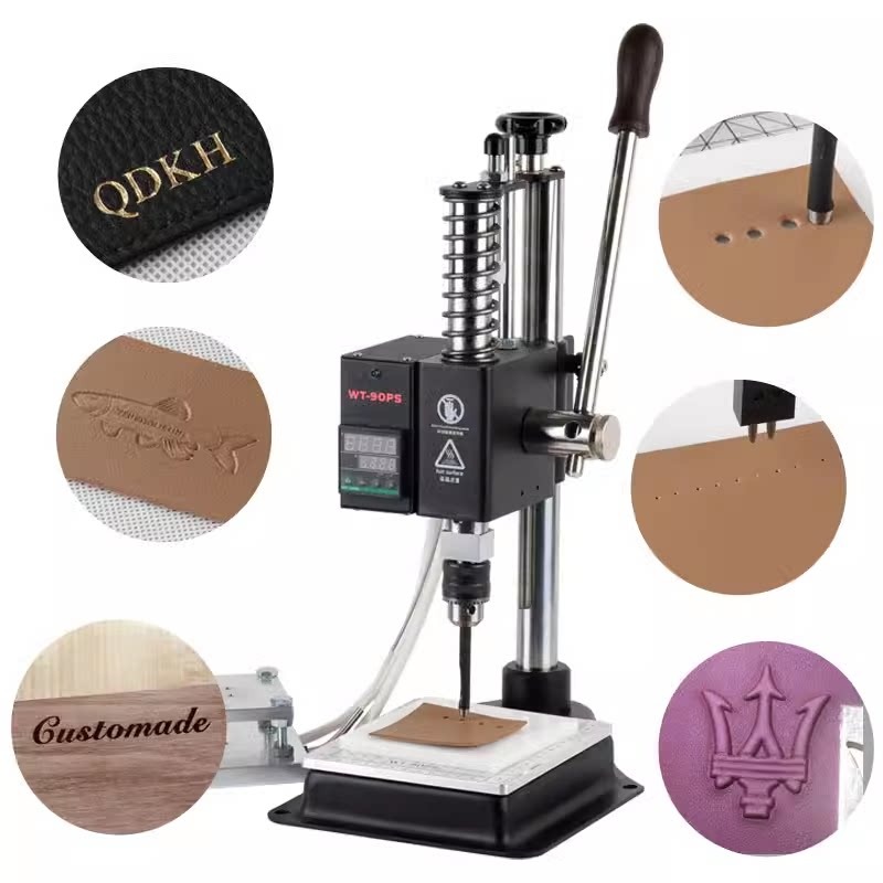 เครื่องปั๊มหนังแบบมือถือขนาดเล - Leather Cutting Die Press บทวิจารณ์และราคา