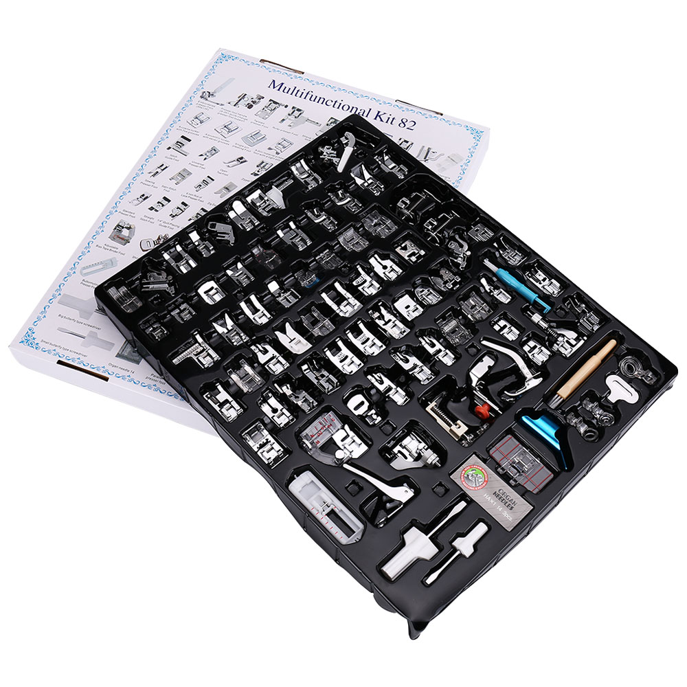 11-82 ชิ้น/เซ็ตจักรเย็บผ้า Pre - Overlock Sewing Machine 4 Thread บทวิจารณ์และราคา