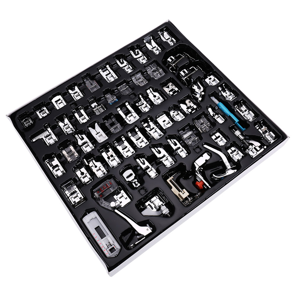 11-82 ชิ้น/เซ็ตจักรเย็บผ้า Pre - Overlock Sewing Machine 4 Thread บทวิจารณ์และราคา