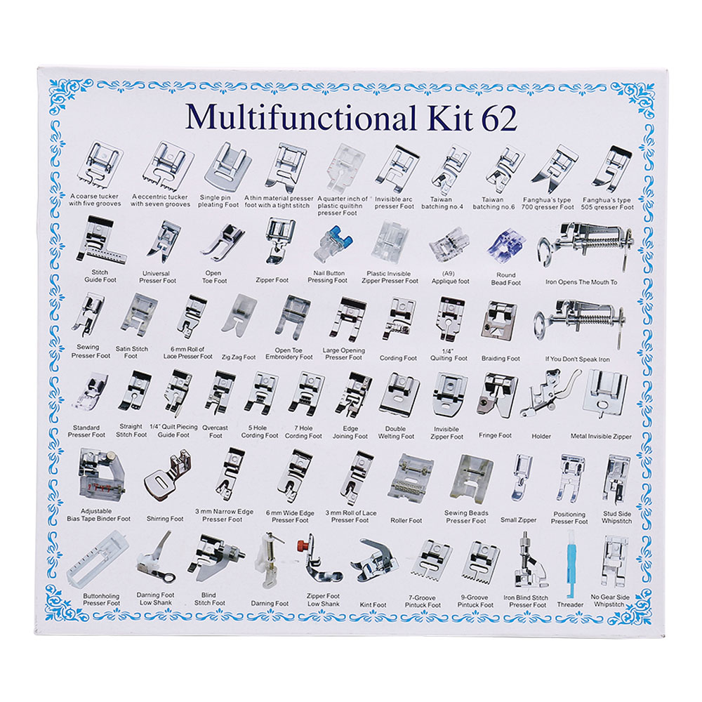 11-82 ชิ้น/เซ็ตจักรเย็บผ้า Pre - Overlock Sewing Machine 4 Thread บทวิจารณ์และราคา
