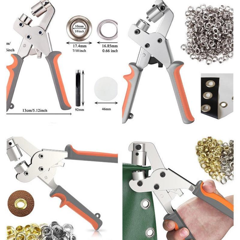 ชุดเครื่องมือคีมเจาะรูโลหะแบบพ - Hand Press Hole Punch Leather บทวิจารณ์และราคา