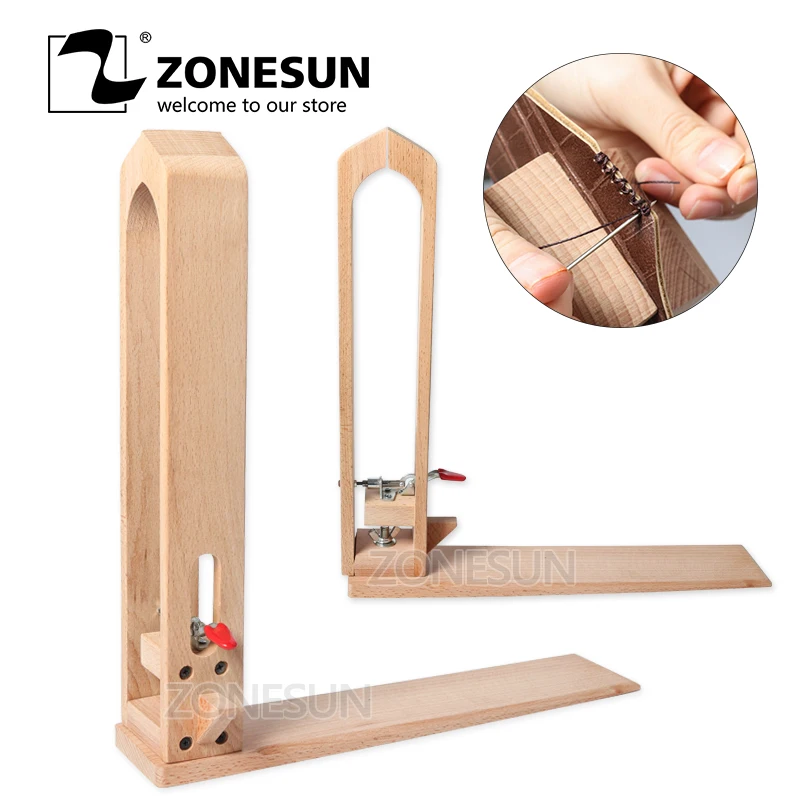 ZONESUN เครื่องมือเย็บผ้าไม้หน - Leather Stitching Pony Clamp บทวิจารณ์และราคา