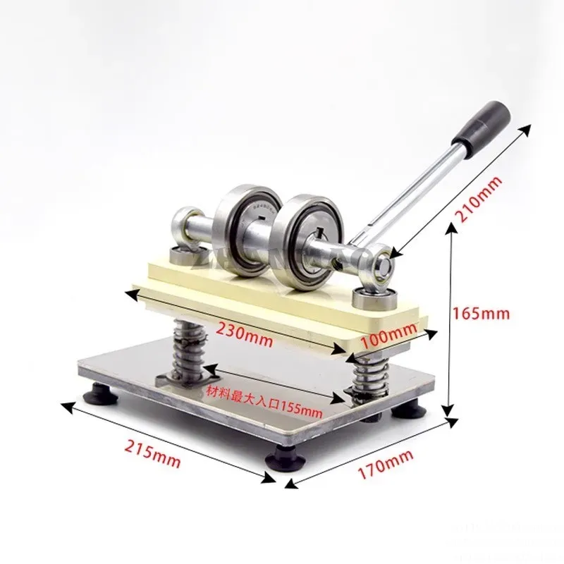 เครื่องตัดหนังแบบมือหมุนสองล้อ - Leather Cutting Die Press บทวิจารณ์และราคา