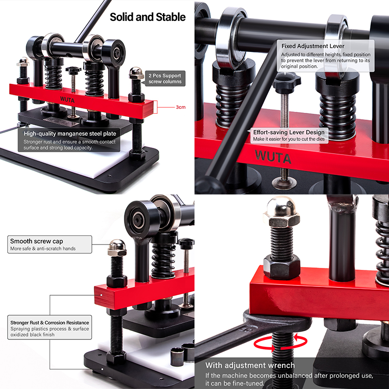 WUTA คู่มือหนัง Die เครื่องตัด - Leather Splitting Machine บทวิจารณ์และราคา