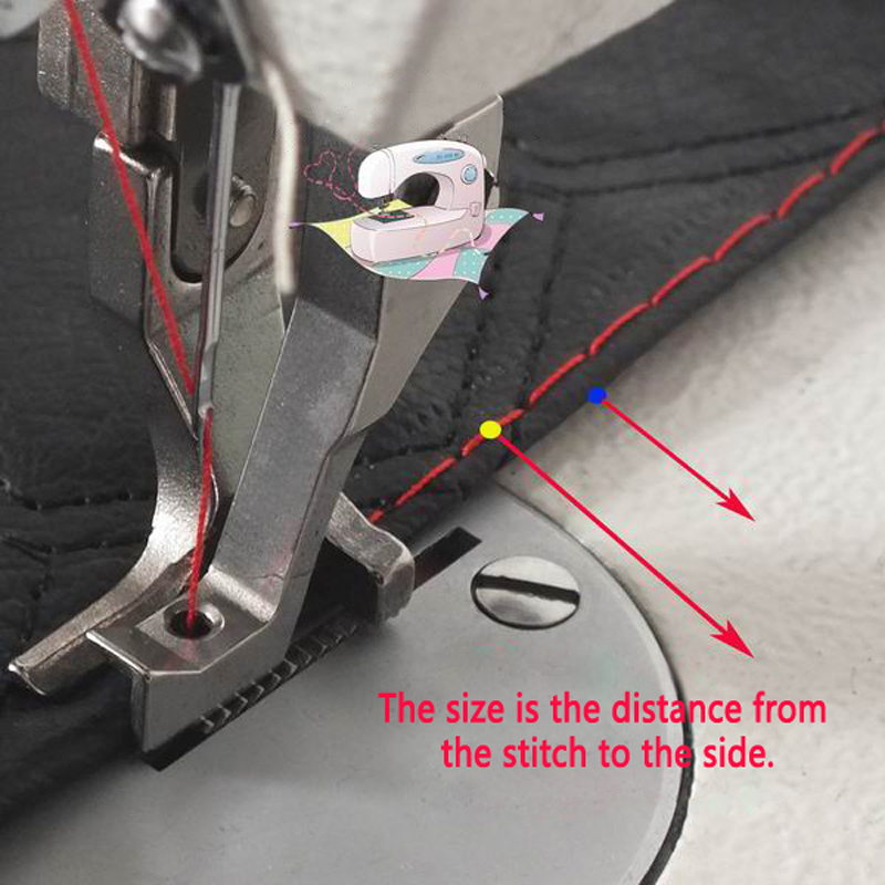 ตัวนำขอบด้านขวาสำหรับจักรเย็บผ - Leather Sewing Machine Walking Foot บทวิจารณ์และราคา