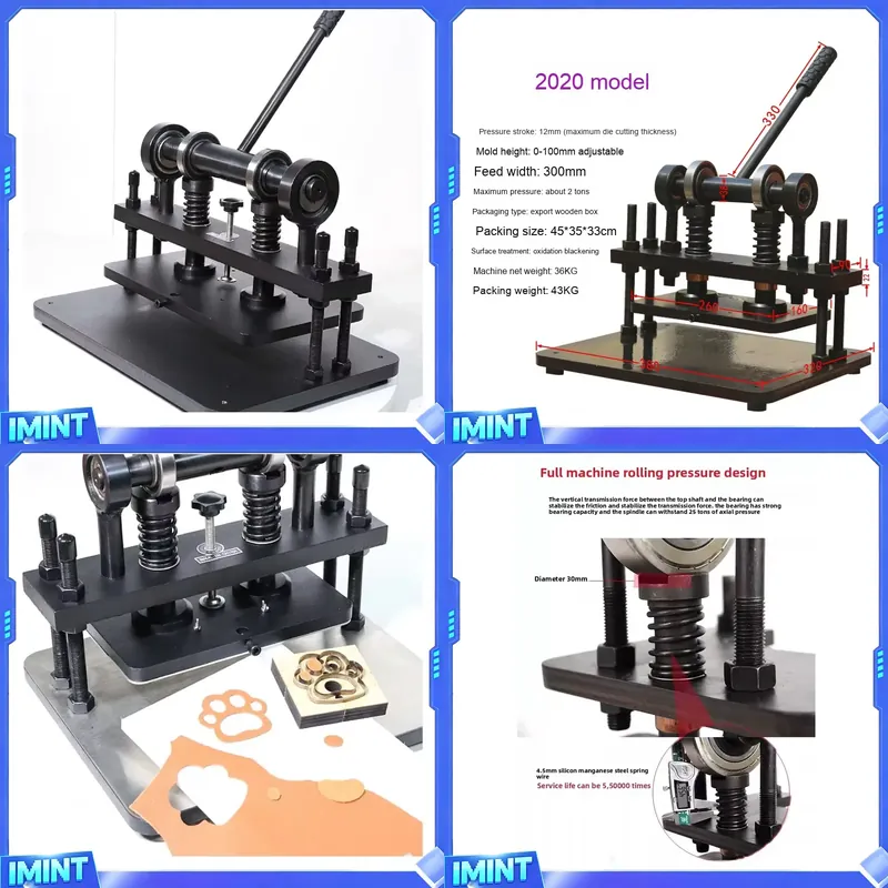 เครื่องตัดแบบแมนนวลขนาดเล็ก 36 - Leather Cutting Die Press บทวิจารณ์และราคา