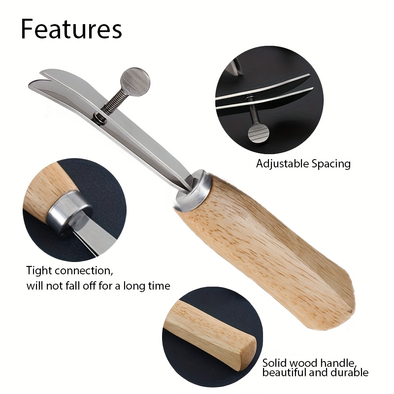 เครื่องมือขีดรอยขอบหนังปรับควา - Leather Creaser Machine บทวิจารณ์และราคา