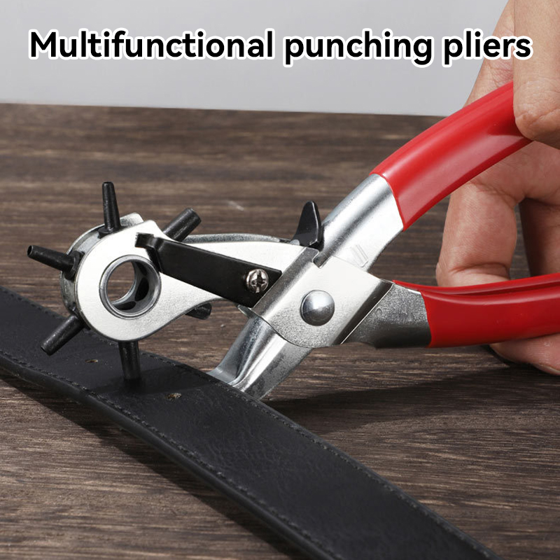 เครื่องเจาะรูสายเข็มขัดแบบมือ  - Hand Press Hole Punch Leather บทวิจารณ์และราคา
