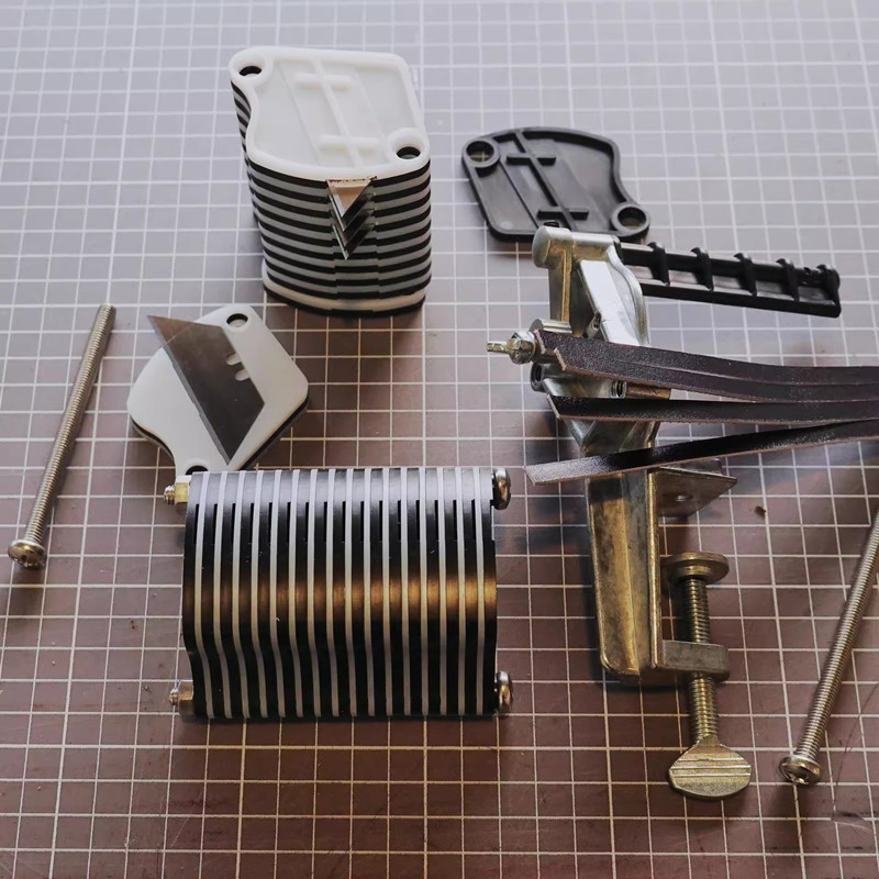 เครื่องตัดแถบหนังเดสก์ท็อป DIY - Leather Splitting Machine บทวิจารณ์และราคา