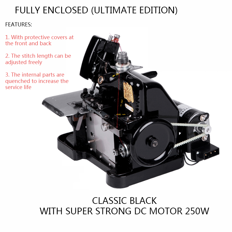 220V/180W/250W จักรเย็บผ้า Ove - Overlock Sewing Machine 4 Thread บทวิจารณ์และราคา