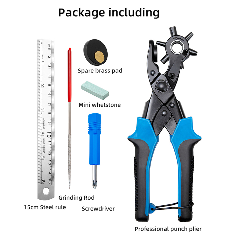 WUTA Revolving เข็มขัดหนัง Hol - Hand Press Hole Punch Leather บทวิจารณ์และราคา