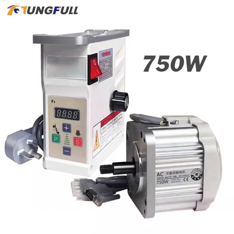 ชุดมอเตอร์เซอร์โวมอเตอร์กระแสต - Sewing Machine Servo Motor 750W บทวิจารณ์และราคา