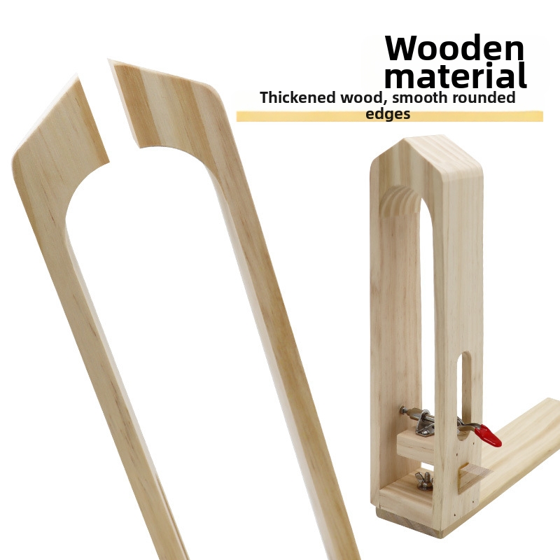 ที่หนีบหนังแบบปรับได้ ทำจากไม้ - Leather Stitching Pony Clamp บทวิจารณ์และราคา