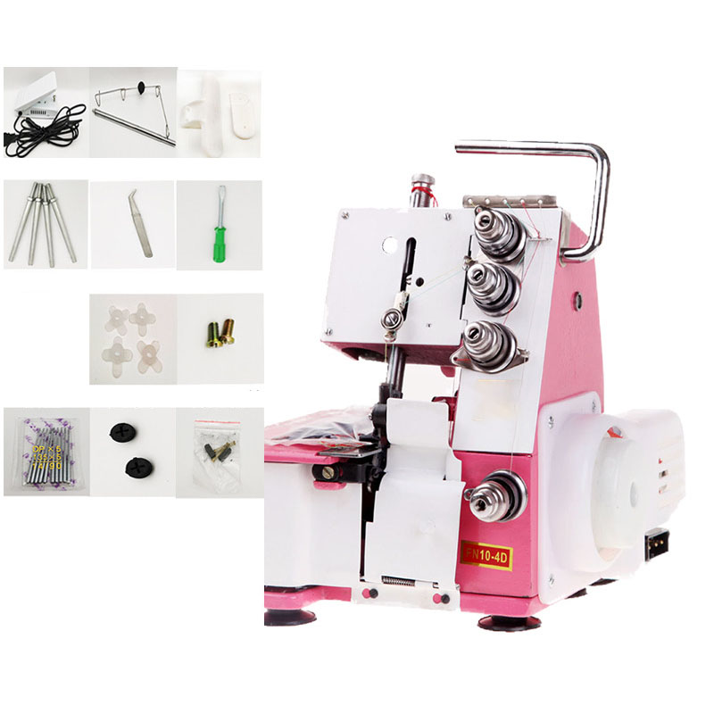 จักรเย็บผ้า overlock แบบ Four- - Overlock Sewing Machine 4 Thread บทวิจารณ์และราคา