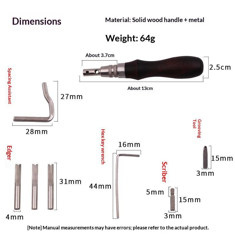 ชุดเครื่องมือเซาะร่องหนัง 7 in - Leather Edge Beveler Set บทวิจารณ์และราคา