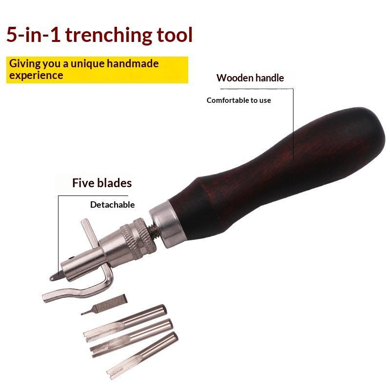 ชุดเครื่องมือเซาะร่องหนัง 7 in - Leather Edge Beveler Set บทวิจารณ์และราคา