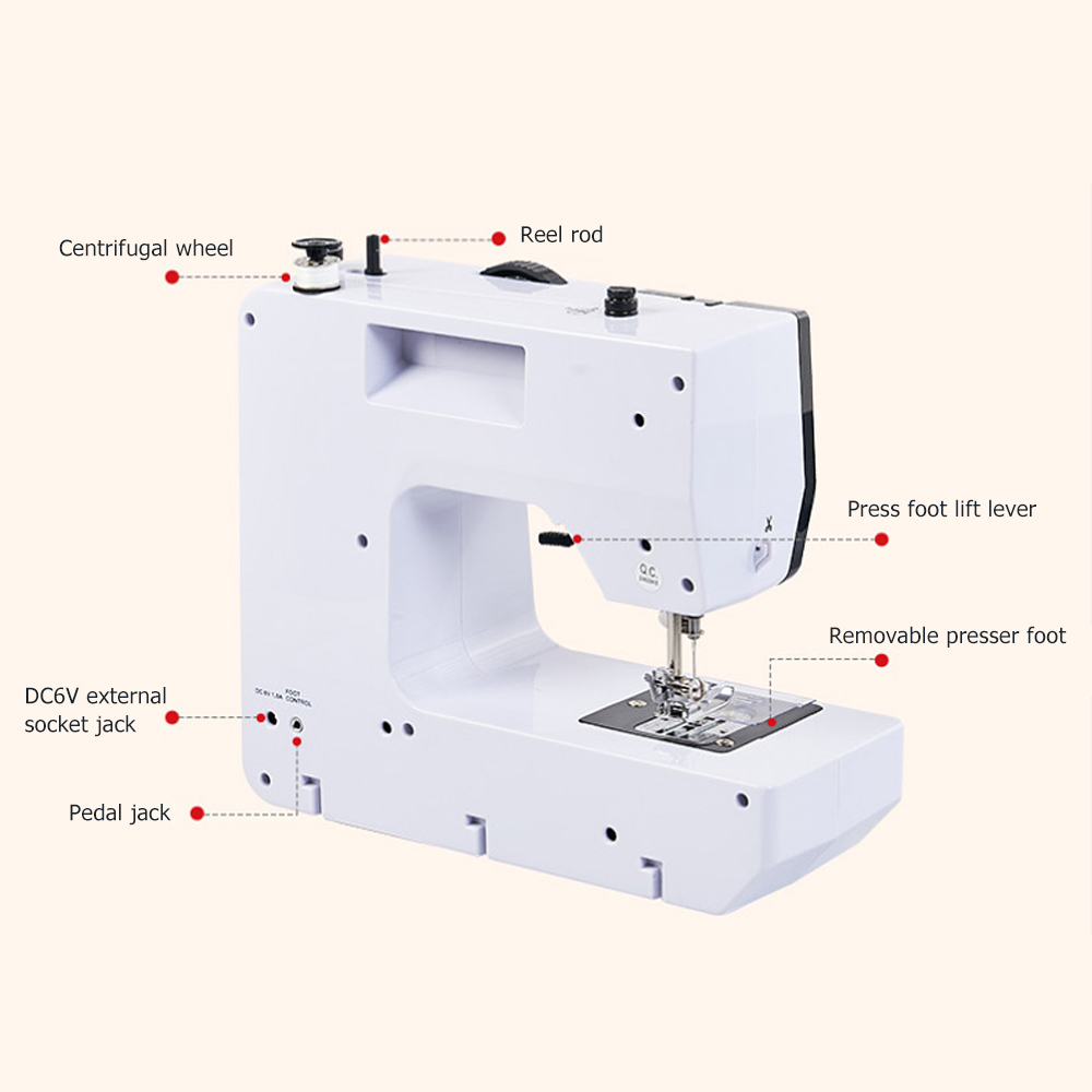 จักรเย็บผ้าพกพาสีขาวสำหรับผู้เ - Singer Heavy Duty Sewing Machine บทวิจารณ์และราคา