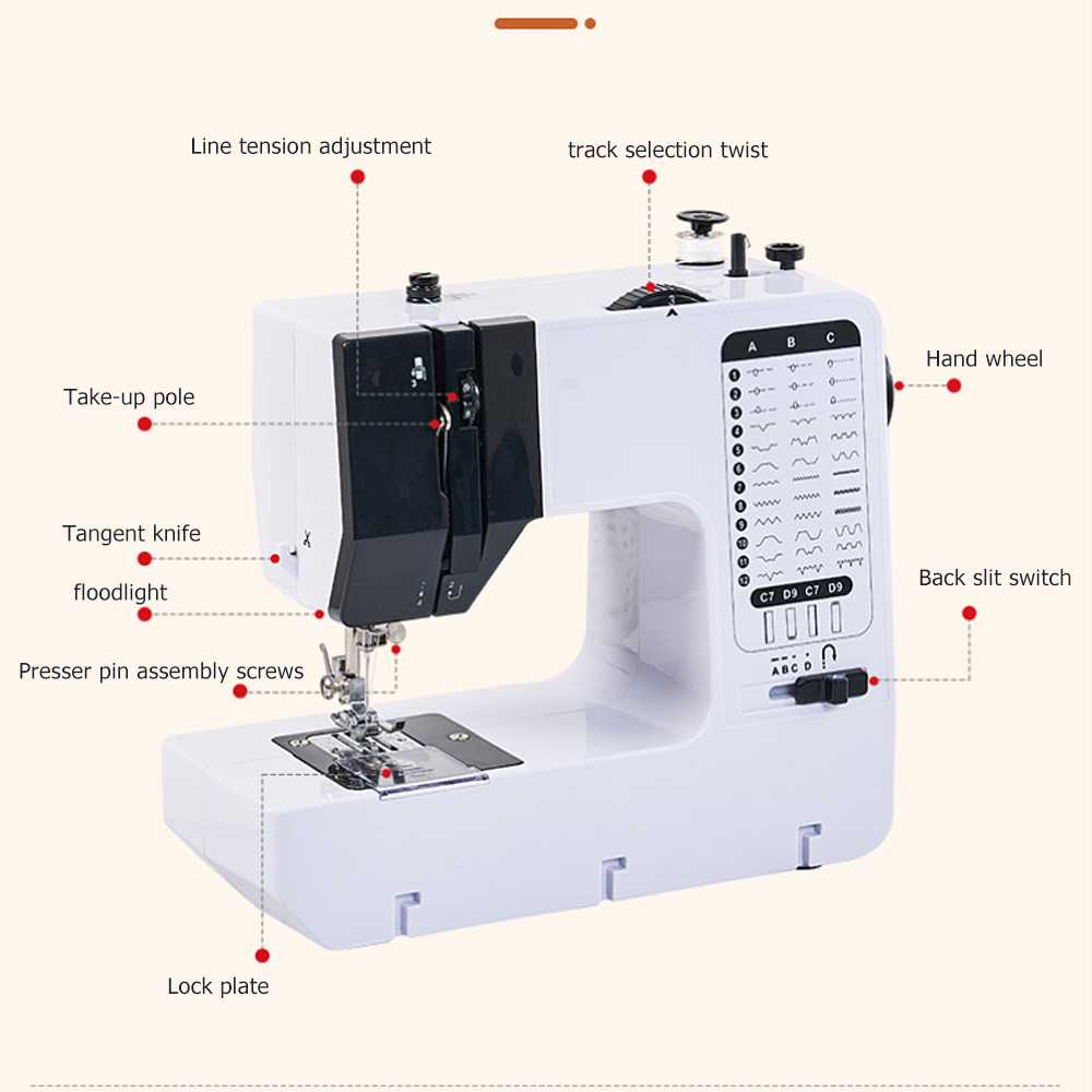 จักรเย็บผ้าพกพาสีขาวสำหรับผู้เ - Singer Heavy Duty Sewing Machine บทวิจารณ์และราคา
