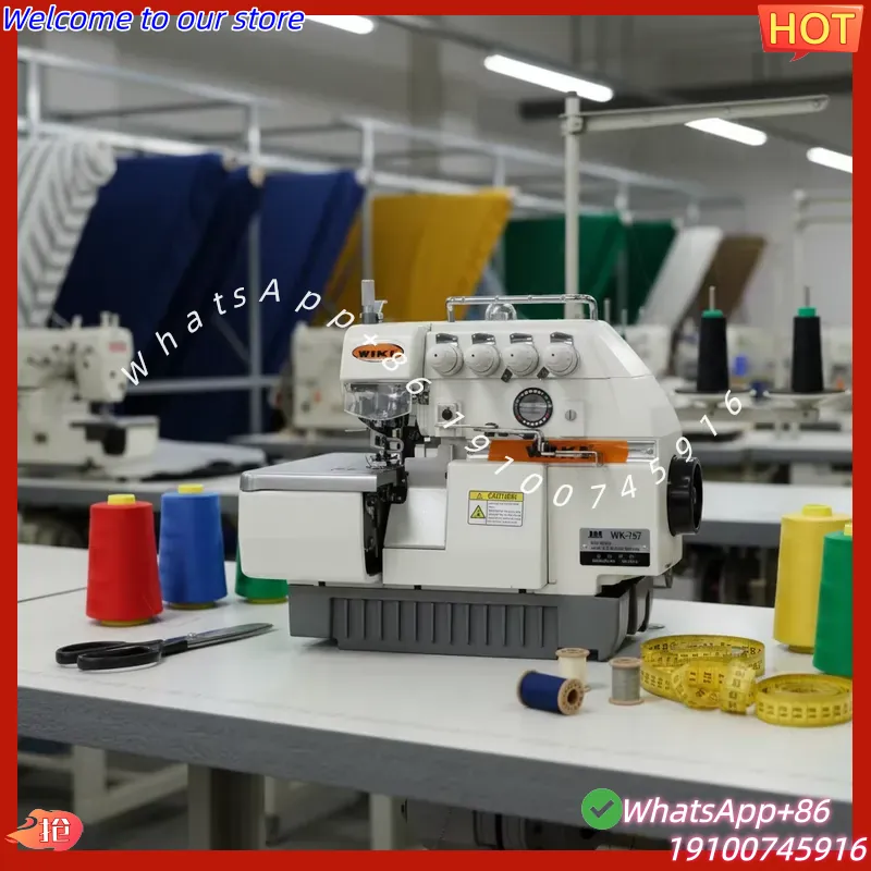 จักรเย็บผ้าอุตสาหกรรมความเร็วส - Overlock Sewing Machine 4 Thread บทวิจารณ์และราคา