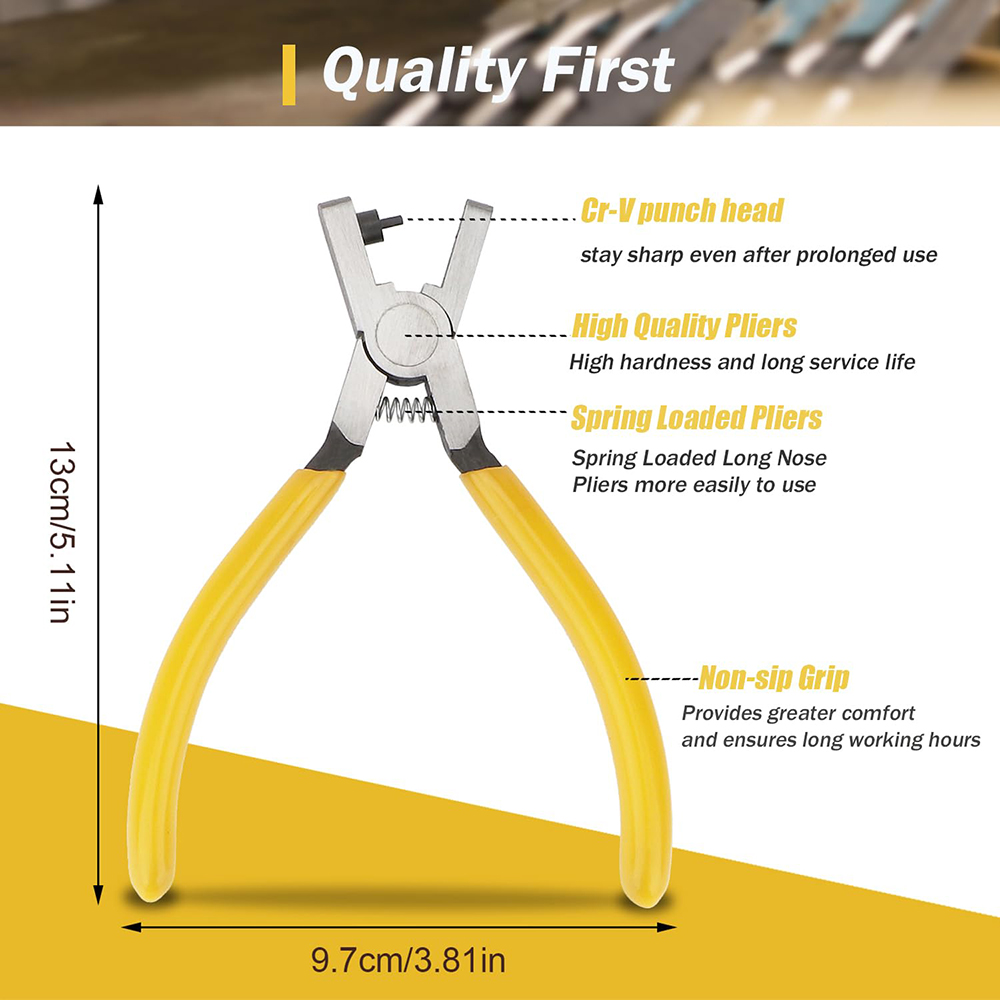 หนัง Hole Punch Plier Universa - Hand Press Hole Punch Leather บทวิจารณ์และราคา